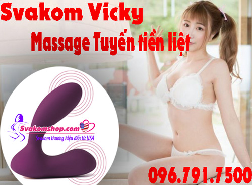 SVAKOM Vicky Linh hoạt Động cơ kép Massage Tuyến tiền liệt