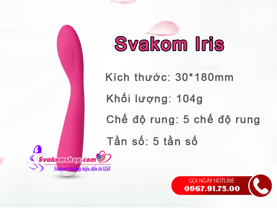 Máy massage kích thích điểm G Svakom Iris