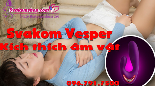 Svakom Vesper máy rung sưởi ấm kích thích AV