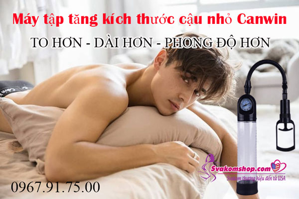 Máy tập tăng kích thước dương vật Canwin