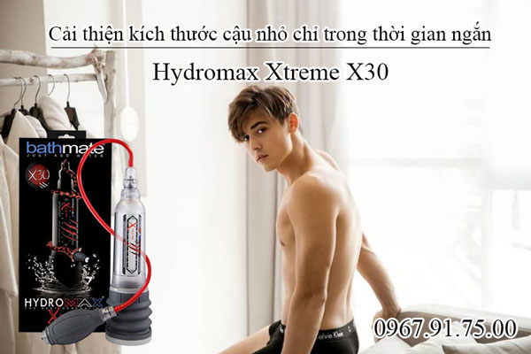 Máy tập tăng kích thước dương vật Hydromax Xtreme X30
