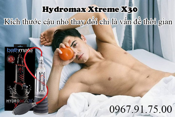 Máy tập tăng kích thước dương vật Hydromax Xtreme X30